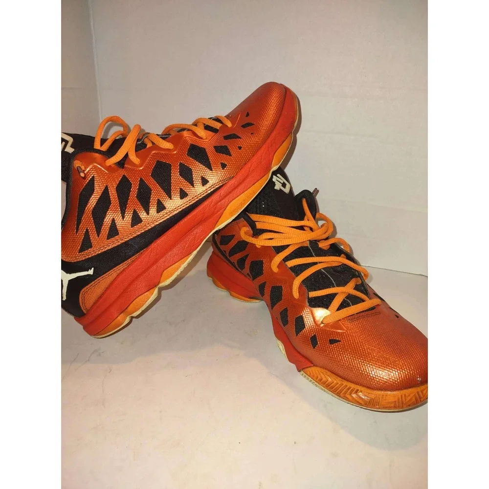 Jordan CP3.VI Mens 10 Basketball Shoes Atomic Team Orange 535807-801 Chris Paul
